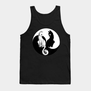 cat yin yang Tank Top